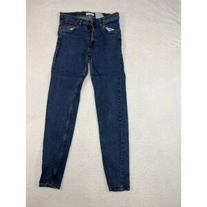 Cotton & Co Mens Slim Fit Denim Jeans Medium Wash Size 32x31 Blue